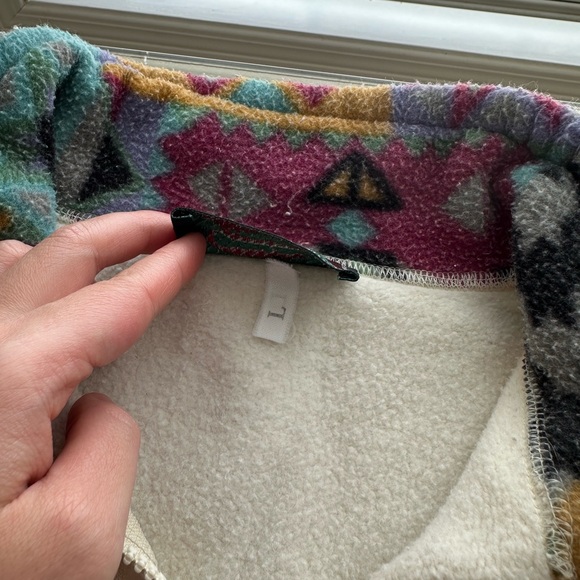 Vintage pullover - cream and patterned - Picture 5 of 7